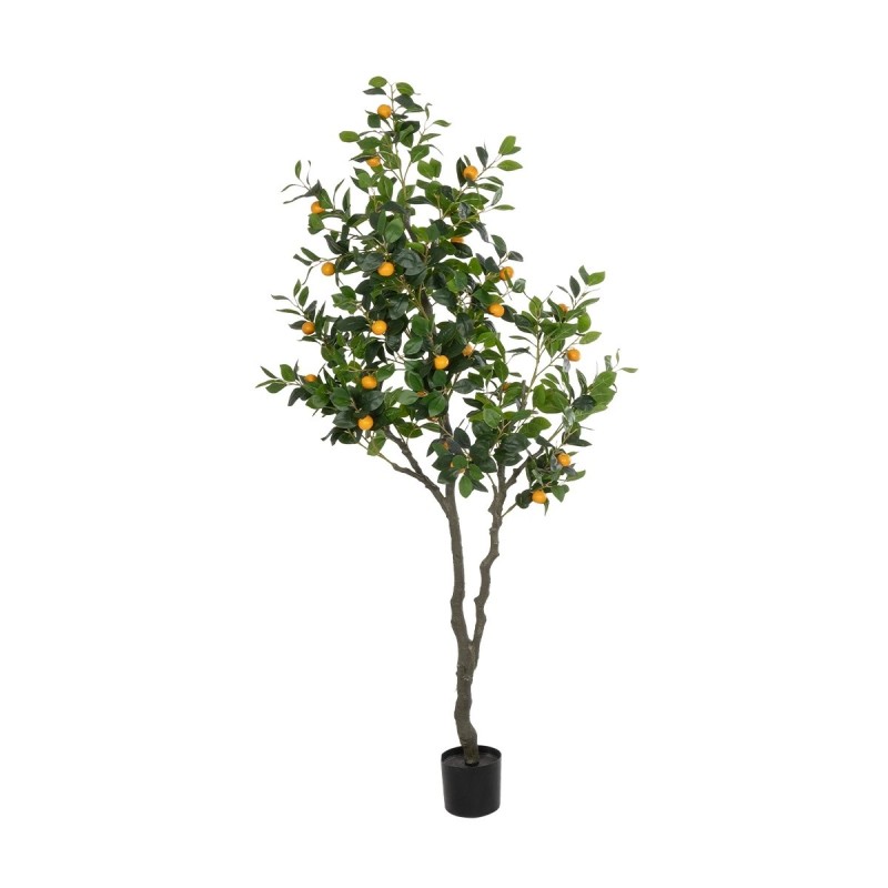 GloboStar® Artificial Garden ORANGE TREE 21110 Τεχνητό Διακοσμητικό Δέντρο Πορτοκαλιά Μ110 x Π80 x Υ200cm