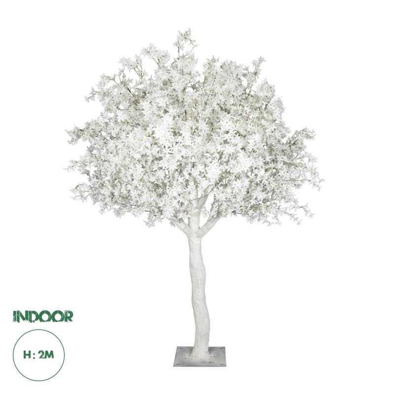 GloboStar® Artificial Garden ALMOND TREE 21113 Τεχνητό Διακοσμητικό Δέντρο Αμυγδαλιά Μ65 x Π60 x Υ200cm