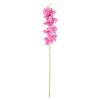 GloboStar® Artificial Garden  PINK ORCHID BRANCH 21131 Τεχνητό Διακοσμητικό Κλαδί Ορχιδέας Y85cm