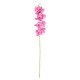 GloboStar® Artificial Garden  PINK ORCHID BRANCH 21131 Τεχνητό Διακοσμητικό Κλαδί Ορχιδέας Y85cm