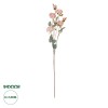 GloboStar® Artificial Garden PINK ROSE BRANCH 21142 Τεχνητό Διακοσμητικό Κλαδί Τριαντάφυλλα Ροζ Y80cm