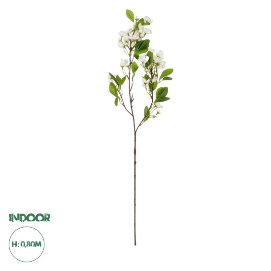 GloboStar® Artificial Garden WHITE JASMINE BRANCH 21145 Τεχνητό Διακοσμητικό Κλαδί Λευκό Γιασεμί Y80cm GloboStar® Artificial Garden WHITE JASMINE BRANCH 21145 Τεχνητό Διακοσμητικό Κλαδί Λευκό Γιασεμί Y80cm