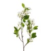 GloboStar® Artificial Garden WHITE JASMINE BRANCH 21145 Τεχνητό Διακοσμητικό Κλαδί Λευκό Γιασεμί Y80cm