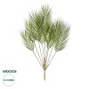 GloboStar® Artificial Garden Green PALMLEAF BRANCH 21155 Τεχνητό Διακοσμητικό Κλαδί Φοίνικα Πράσινο Y90cm