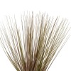 GloboStar® Artificial Garden BEIGE GRASS BOUQUET 21157 Τεχνητό Διακοσμητικό Μπουκέτο Grass Γκρι Y45cm