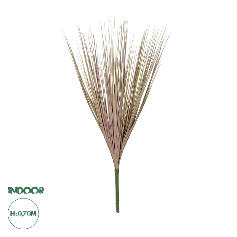 GloboStar® Artificial Garden BEIGE GRASS BOUQUET 21160 Τεχνητό Διακοσμητικό Μπουκέτο Grass Μπεζ Y70cm