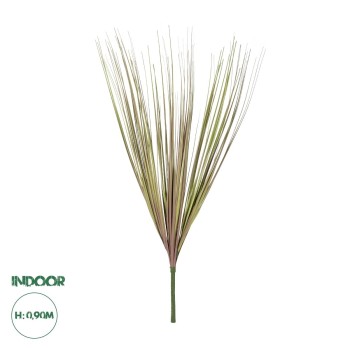 GloboStar® Artificial Garden BEIGE GRASS BOUQUET 21163 Τεχνητό Διακοσμητικό Μπουκέτο Grass Μπεζ Y90cm
