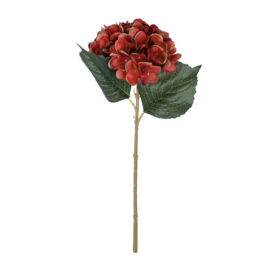 GloboStar® Artificial Garden RED HYDRANGEA BRANCH 21174 Τεχνητό Διακοσμητικό Κλαδί Ορτανσίας Κόκκινο Y47cm GloboStar® Artificial Garden RED HYDRANGEA BRANCH 21174 Τεχνητό Διακοσμητικό Κλαδί Ορτανσίας Κόκκινο Y47cm