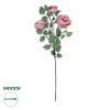 GloboStar® Artificial Garden HOT PINK CLIMBING ROSE BRANCH 21185 Τεχνητό Διακοσμητικό Κλαδί Τριαντάφυλλο Έντονο Ροζ Y70cm