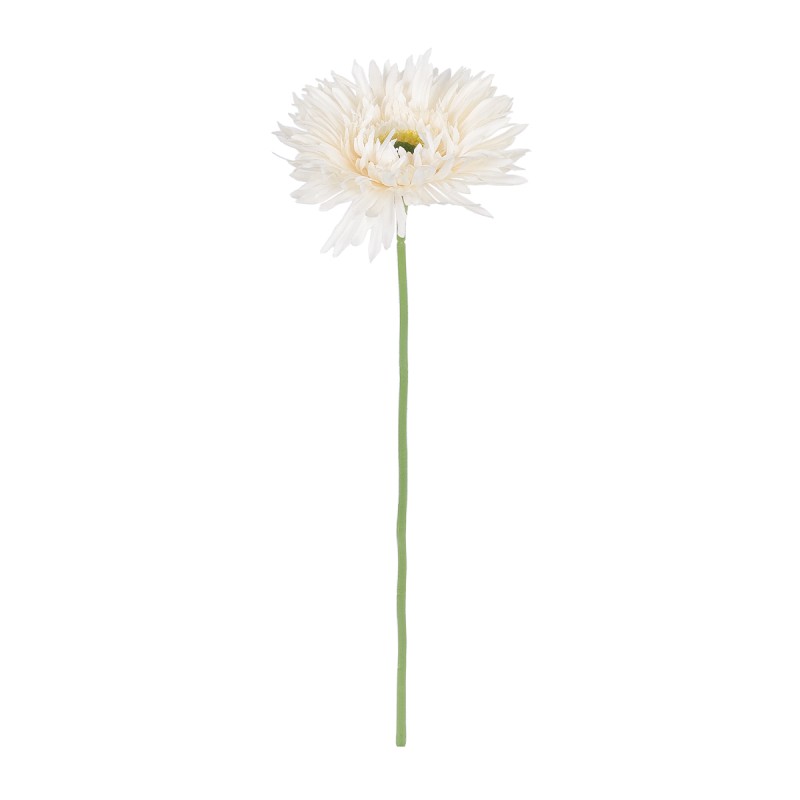 GloboStar® Artificial Garden PALE PINK GERBERABRANCH 21204 Τεχνητό Διακοσμητικό Κλαδί Ζέρμπερας Απαλό Ροζ Y44cm