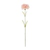 GloboStar® Artificial Garden PALE PING CARNATION BRANCH 21208 Τεχνητό Διακοσμητικό Κλαδί Γαρίφαλο Απαλό Ρόζ Y60cm