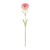 GloboStar® Artificial Garden PING CARNATION BRANCH 21209 Τεχνητό Διακοσμητικό Κλαδί Γαρίφαλο Ρόζ Y60cm