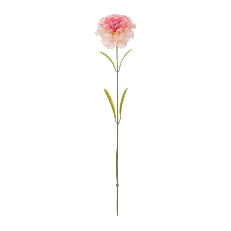 GloboStar® Artificial Garden PING CARNATION BRANCH 21209 Τεχνητό Διακοσμητικό Κλαδί Γαρίφαλο Ρόζ Y60cm