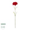 GloboStar® Artificial Garden Red CARNATION BRANCH 21210 Τεχνητό Διακοσμητικό Κλαδί Γαρίφαλο Κόκκινο Y60cm