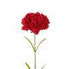 GloboStar® Artificial Garden Red CARNATION BRANCH 21210 Τεχνητό Διακοσμητικό Κλαδί Γαρίφαλο Κόκκινο Y60cm