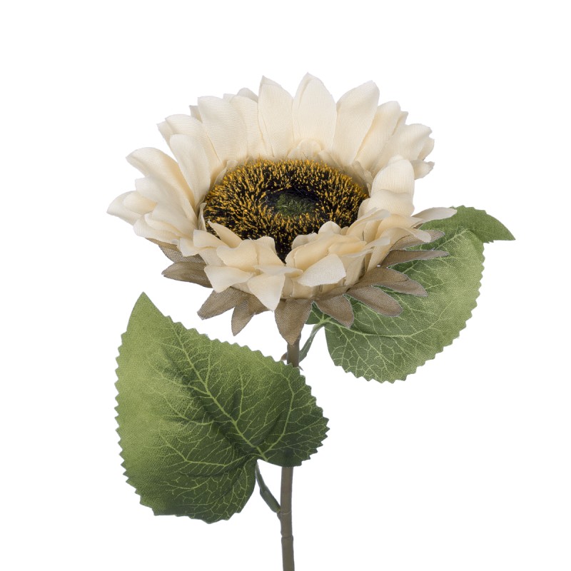 GloboStar® Artificial Garden PINK SUNFLOWER  BRANCH 21211 Τεχνητό Διακοσμητικό Κλαδί Ηλιοτρόπιο Ροζ Y50cm