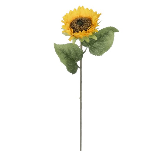 GloboStar® Artificial Garden YELLOW SUNFLOWER BRANCH 21212 Τεχνητό Διακοσμητικό Κλαδί Ηλιοτρόπιο Κίτρινο Y50cm GloboStar® Artificial Garden YELLOW SUNFLOWER BRANCH 21212 Τεχνητό Διακοσμητικό Κλαδί Ηλιοτρόπιο Κίτρινο Y50cm