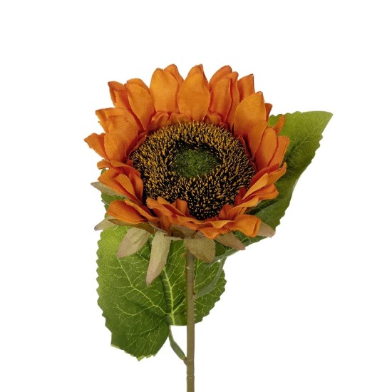 GloboStar® Artificial Garden ORANGE SUNFLOWER BRANCH 21213 Τεχνητό Διακοσμητικό Κλαδί Ηλιοτρόπιο Πορτοκαλί Y50cm GloboStar® Artificial Garden ORANGE SUNFLOWER BRANCH 21213 Τεχνητό Διακοσμητικό Κλαδί Ηλιοτρόπιο Πορτοκαλί Y50cm