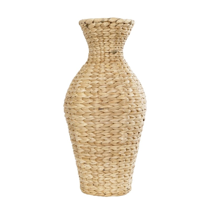 GloboStar® Artificial Garden HAVANA 21223 Διακοσμητικό Πλεκτό Καλάθι Κασπώ Γλάστρα Μπεζ Π22 x M22 x Υ42cm