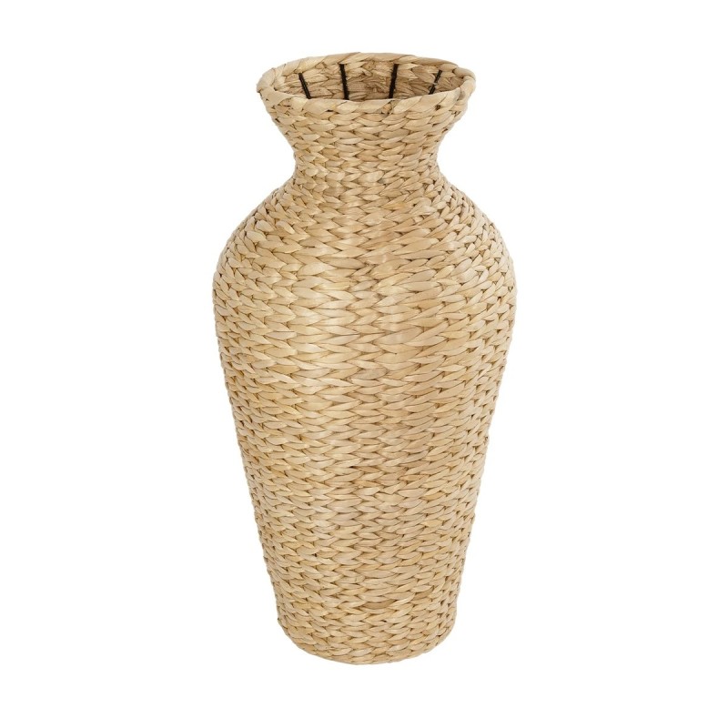 GloboStar® Artificial Garden HAVANA 21229 Διακοσμητικό Πλεκτό Καλάθι - Κασπώ Γλάστρα - Flower Pot Μπεζ Π29 x M29 x Υ57cm