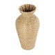 GloboStar® Artificial Garden HAVANA 21229 Διακοσμητικό Πλεκτό Καλάθι - Κασπώ Γλάστρα - Flower Pot Μπεζ Π29 x M29 x Υ57cm