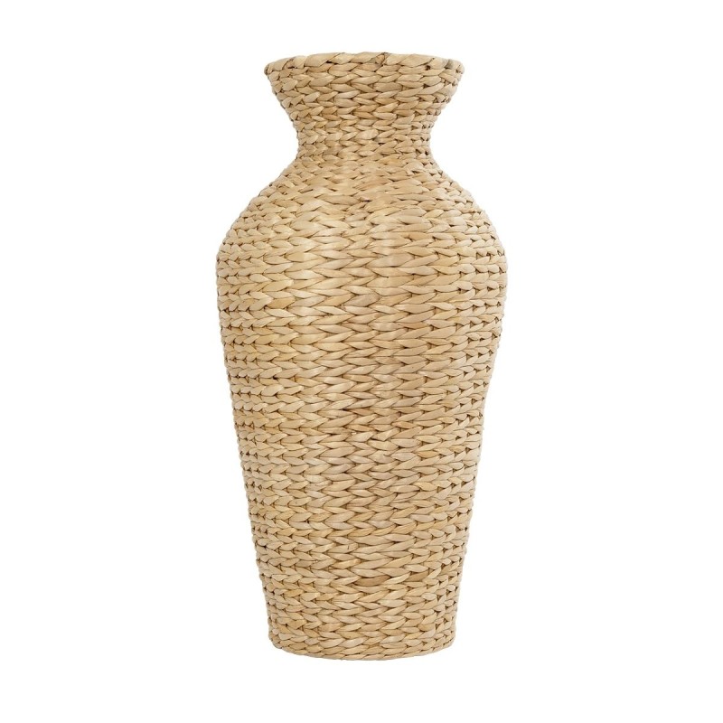 GloboStar® Artificial Garden HAVANA 21229 Διακοσμητικό Πλεκτό Καλάθι - Κασπώ Γλάστρα - Flower Pot Μπεζ Π29 x M29 x Υ57cm