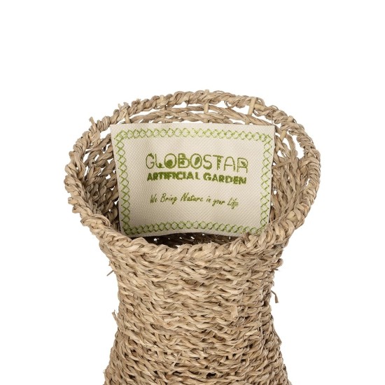 GloboStar® Artificial Garden CALIFORNIA 21239 Διακοσμητικό Πλεκτό Καλάθι - Κασπώ Γλάστρα - Flower Pot Μπεζ Μ20 x Π20 x Υ43cm GloboStar® Artificial Garden CALIFORNIA 21239 Διακοσμητικό Πλεκτό Καλάθι - Κασπώ Γλάστρα - Flower Pot Μπεζ Μ20 x Π20 x Υ43cm