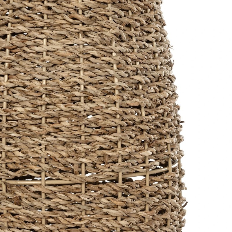 GloboStar® Artificial Garden FRANCISCO 21240 Διακοσμητικό Πλεκτό Καλάθι - Κασπώ Γλάστρα - Flower Pot Μπεζ Μ20 x Π20 x Υ41cm