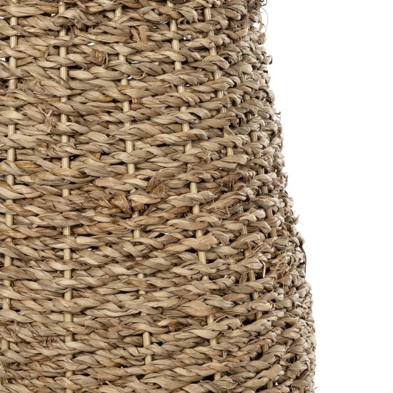 GloboStar® Artificial Garden PANAMA 21241 Διακοσμητικό Πλεκτό Καλάθι - Κασπώ Γλάστρα - Flower Pot Μπεζ Μ20 x Π20 x Υ40cm GloboStar® Artificial Garden PANAMA 21241 Διακοσμητικό Πλεκτό Καλάθι - Κασπώ Γλάστρα - Flower Pot Μπεζ Μ20 x Π20 x Υ40cm