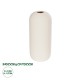 GloboStar® Artificial Garden BLANCO 21247 Διακοσμητική Κεραμική Γλάστρα Γκρι Π18 x Μ18 x Υ16 cm
