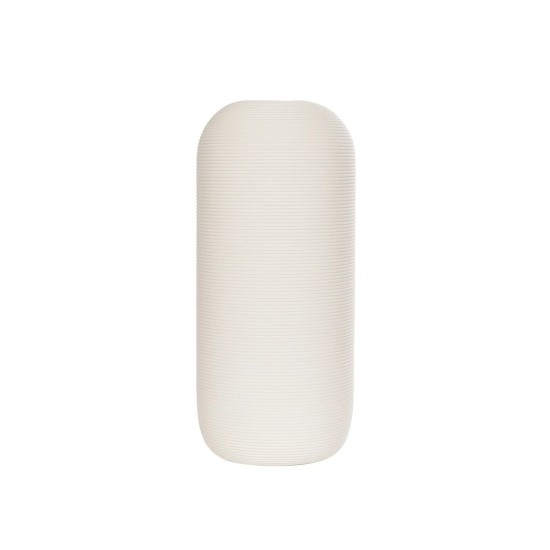 GloboStar® Artificial Garden BLANCO 21247 Διακοσμητική Κεραμική Γλάστρα Γκρι Π18 x Μ18 x Υ16 cm
