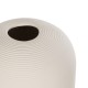 GloboStar® Artificial Garden BLANCO 21247 Διακοσμητική Κεραμική Γλάστρα Γκρι Π18 x Μ18 x Υ16 cm
