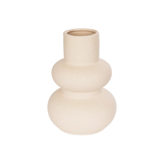 GloboStar® Artificial Garden QUARTZ 21254 Διακοσμητικό Κεραμικό Βάζo Μπεζ Π15 x Μ15 x Υ20 cm GloboStar® Artificial Garden QUARTZ 21254 Διακοσμητικό Κεραμικό Βάζo Μπεζ Π15 x Μ15 x Υ20 cm