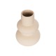 GloboStar® Artificial Garden QUARTZ 21254 Διακοσμητικό Κεραμικό Βάζo Μπεζ Π15 x Μ15 x Υ20 cm GloboStar® Artificial Garden QUARTZ 21254 Διακοσμητικό Κεραμικό Βάζo Μπεζ Π15 x Μ15 x Υ20 cm