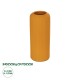 GloboStar® Artificial Garden CANGUU 21255 Διακοσμητικό Κεραμικό Βάζo Πορτοκαλί Π11 x Μ11 x Υ26 cm