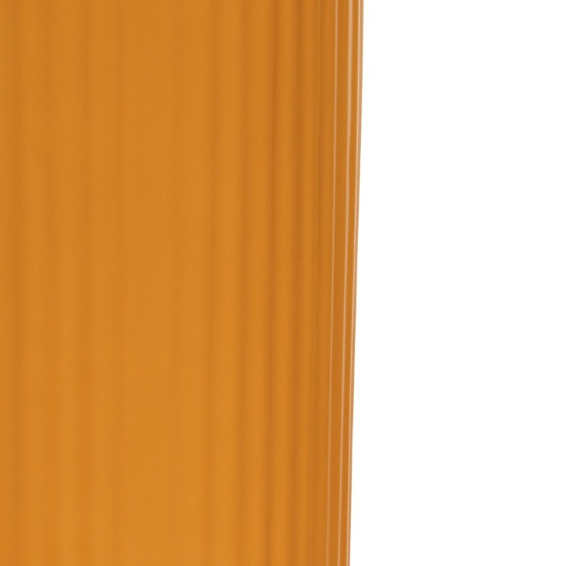 GloboStar® Artificial Garden CANGUU 21255 Διακοσμητικό Κεραμικό Βάζo Πορτοκαλί Π11 x Μ11 x Υ26 cm