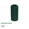 GloboStar® Artificial Garden KUTA 21256 Διακοσμητικό Κεραμικό Βάζo Πράσινο Π10 x Μ10 x Υ20 cm