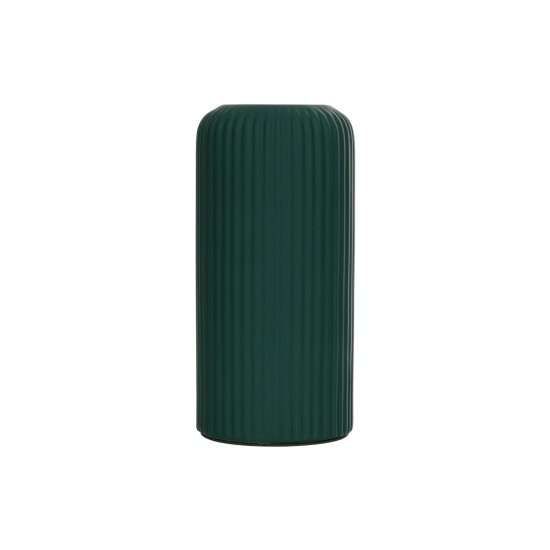 GloboStar® Artificial Garden KUTA 21256 Διακοσμητικό Κεραμικό Βάζo Πράσινο Π10 x Μ10 x Υ20 cm