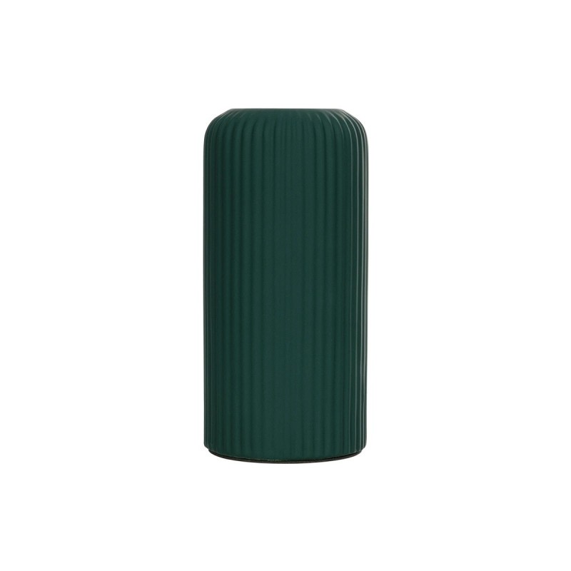 GloboStar® Artificial Garden KUTA 21256 Διακοσμητικό Κεραμικό Βάζo Πράσινο Π10 x Μ10 x Υ20 cm