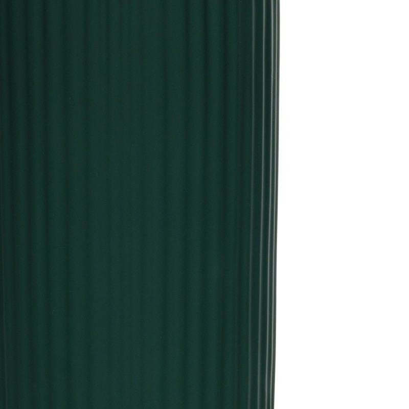 GloboStar® Artificial Garden KUTA 21256 Διακοσμητικό Κεραμικό Βάζo Πράσινο Π10 x Μ10 x Υ20 cm