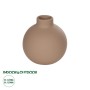 GloboStar® Artificial Garden MAURITIUS 21259 Διακοσμητικό Κεραμικό Βάζo ΚαφέΠ12 x Μ12 x Υ14 cm