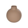GloboStar® Artificial Garden MAURITIUS 21259 Διακοσμητικό Κεραμικό Βάζo ΚαφέΠ12 x Μ12 x Υ14 cm