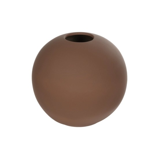 GloboStar® Artificial Garden SANUR 21261 Διακοσμητικό Κεραμικό Βάζo Καφέ Π22 x Μ22 x Υ20cm GloboStar® Artificial Garden SANUR 21261 Διακοσμητικό Κεραμικό Βάζo Καφέ Π22 x Μ22 x Υ20cm
