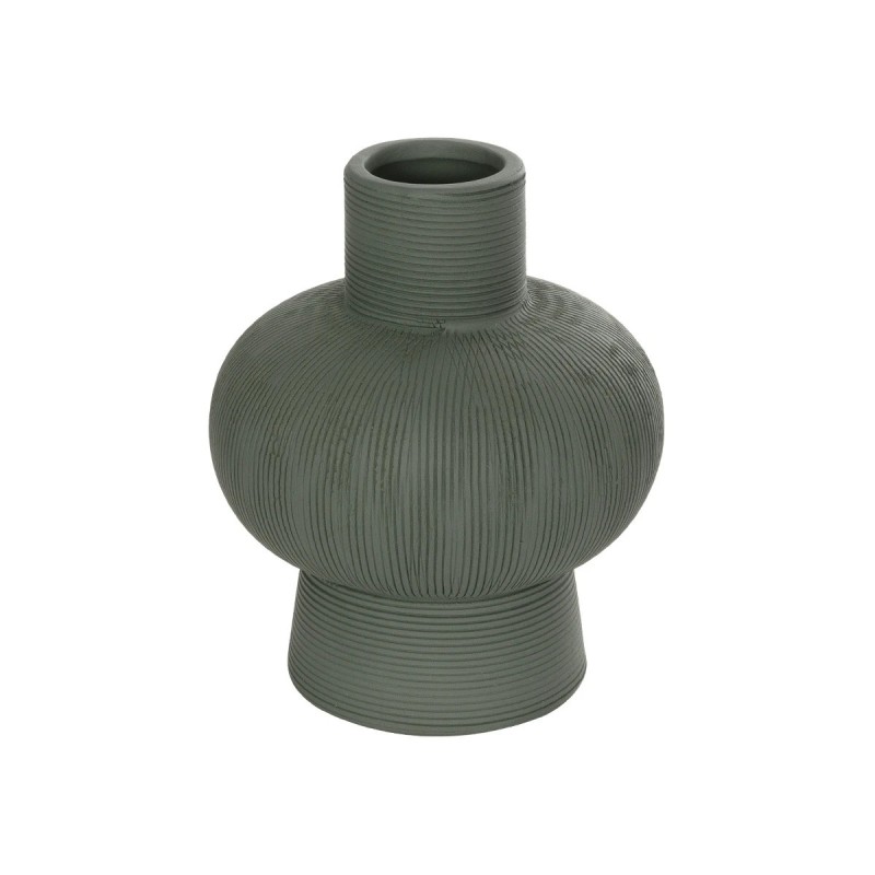 GloboStar® Artificial Garden MALACHITE 21264 Διακοσμητικό Κεραμικό Βάζo Πράσινο Π13 x Μ13 x Υ16cm