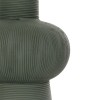 GloboStar® Artificial Garden MALACHITE 21264 Διακοσμητικό Κεραμικό Βάζo Πράσινο Π13 x Μ13 x Υ16cm