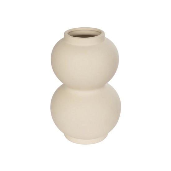 GloboStar® Artificial Garden PEARL 21265 Διακοσμητικό Κεραμικό Βάζo Μπεζ Π13 x Μ13 x Υ21cm GloboStar® Artificial Garden PEARL 21265 Διακοσμητικό Κεραμικό Βάζo Μπεζ Π13 x Μ13 x Υ21cm