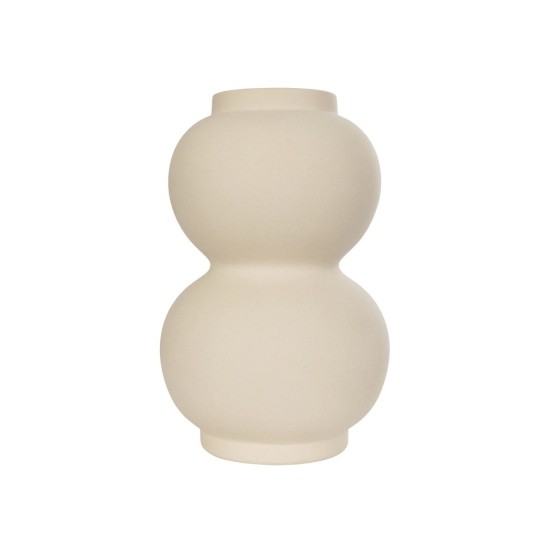 GloboStar® Artificial Garden PEARL 21265 Διακοσμητικό Κεραμικό Βάζo Μπεζ Π13 x Μ13 x Υ21cm GloboStar® Artificial Garden PEARL 21265 Διακοσμητικό Κεραμικό Βάζo Μπεζ Π13 x Μ13 x Υ21cm