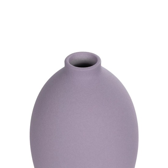 GloboStar® Artificial Garden AMETHYST 21267 Διακοσμητικό Κεραμικό Βάζo Μωβ Π8 x Μ8 x Υ14cm GloboStar® Artificial Garden AMETHYST 21267 Διακοσμητικό Κεραμικό Βάζo Μωβ Π8 x Μ8 x Υ14cm