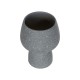 GloboStar® Artificial Garden SAMUI 21271 Διακοσμητικό Κεραμικό Βάζo Γκρι Π16 x Μ16 x Υ20cm GloboStar® Artificial Garden SAMUI 21271 Διακοσμητικό Κεραμικό Βάζo Γκρι Π16 x Μ16 x Υ20cm