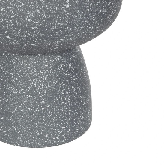 GloboStar® Artificial Garden SAMUI 21271 Διακοσμητικό Κεραμικό Βάζo Γκρι Π16 x Μ16 x Υ20cm GloboStar® Artificial Garden SAMUI 21271 Διακοσμητικό Κεραμικό Βάζo Γκρι Π16 x Μ16 x Υ20cm